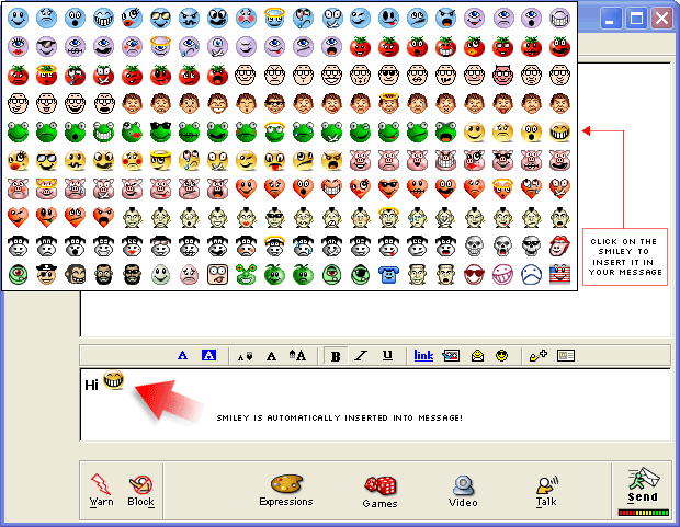 EZ Smileys for AIM Screenshot